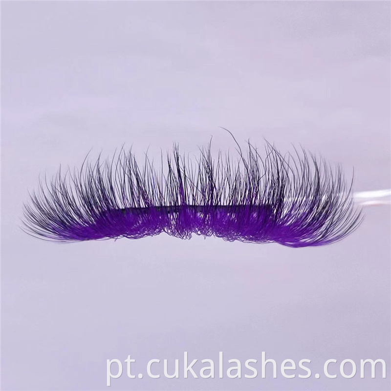 Purple Ombre Eyelashes